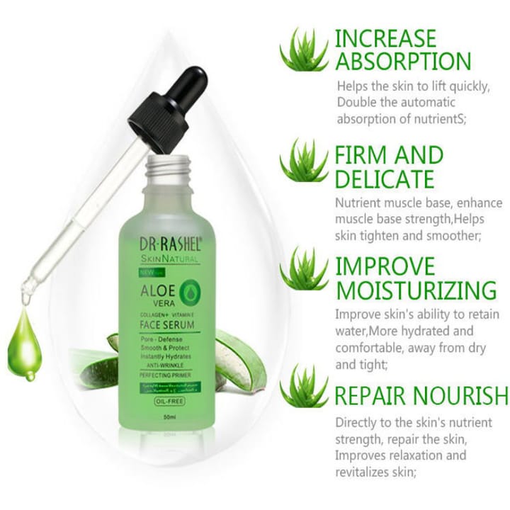 DR.RASHEL ALOE VERA SKIN NATURAL S00THING & MOISTURE 6 PIECE SET