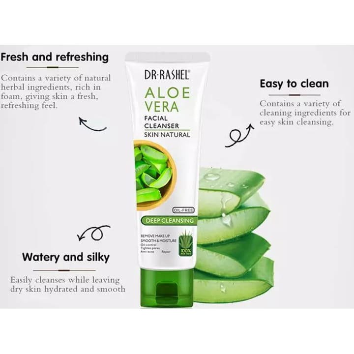 DR.RASHEL ALOE VERA SKIN NATURAL S00THING & MOISTURE 6 PIECE SET